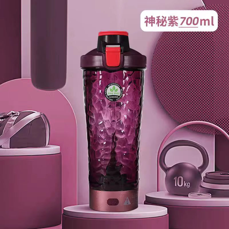 650Ml USB Electric Portable Whey Protein Shaker Bottle Fully Automatic Stirring Cup Rechargeable Gym BA Free Cocktail Blend